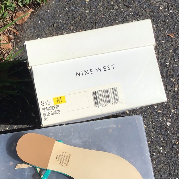 Nine West teal floral sandals size 9 brand new - Picture 3 of 6